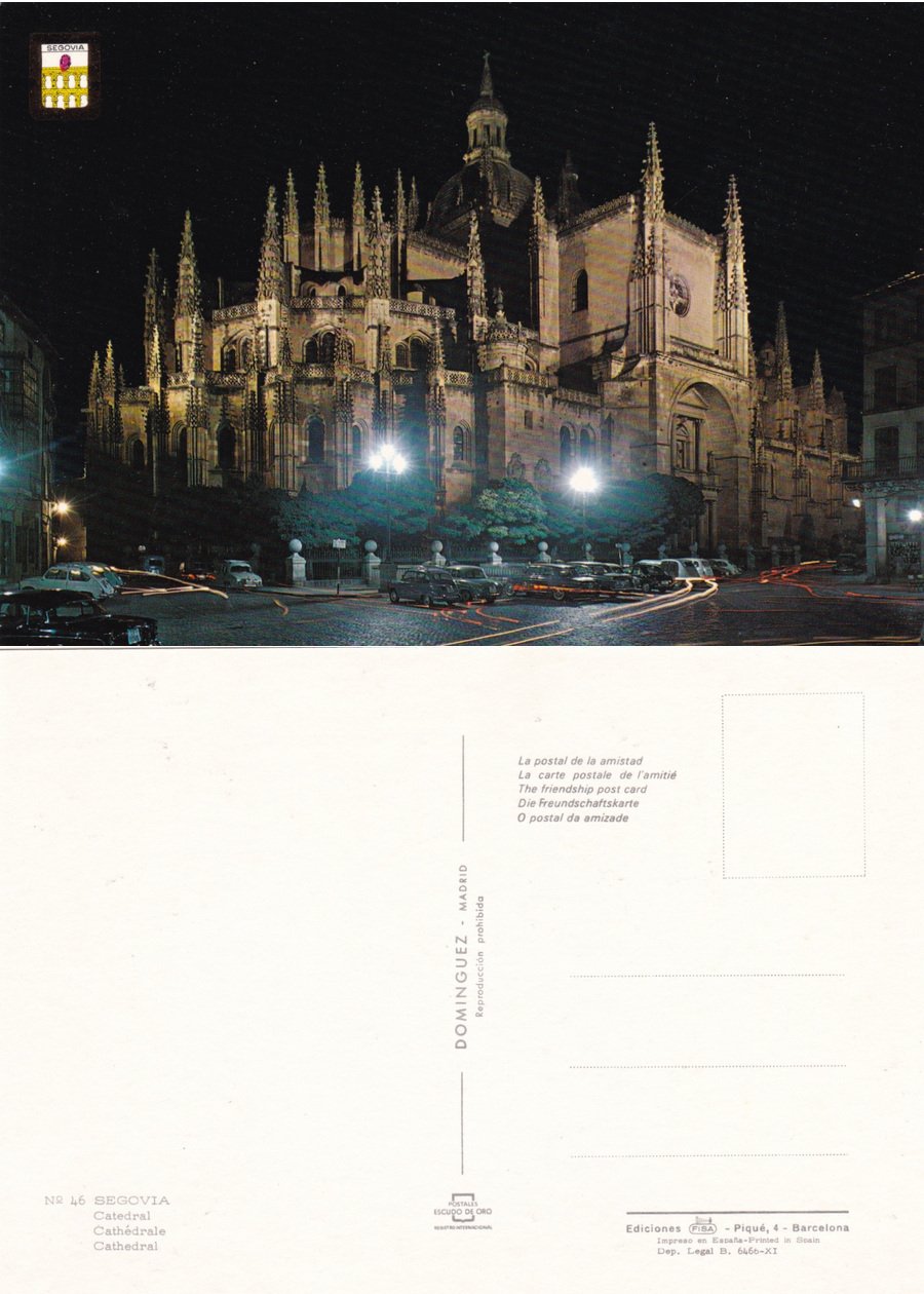 Segovia. Catedral. Non viaggiata | Immagine principale