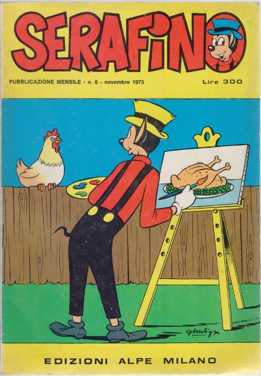 Serafino Pubblicazione mensile n. 8 Novembre 1973 Egidio Gherlizza