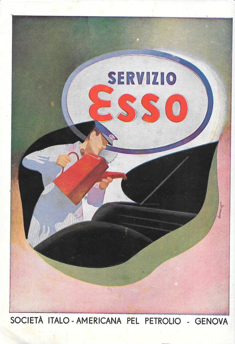 Servizio Esso. Advertising 1942 | Immagine principale