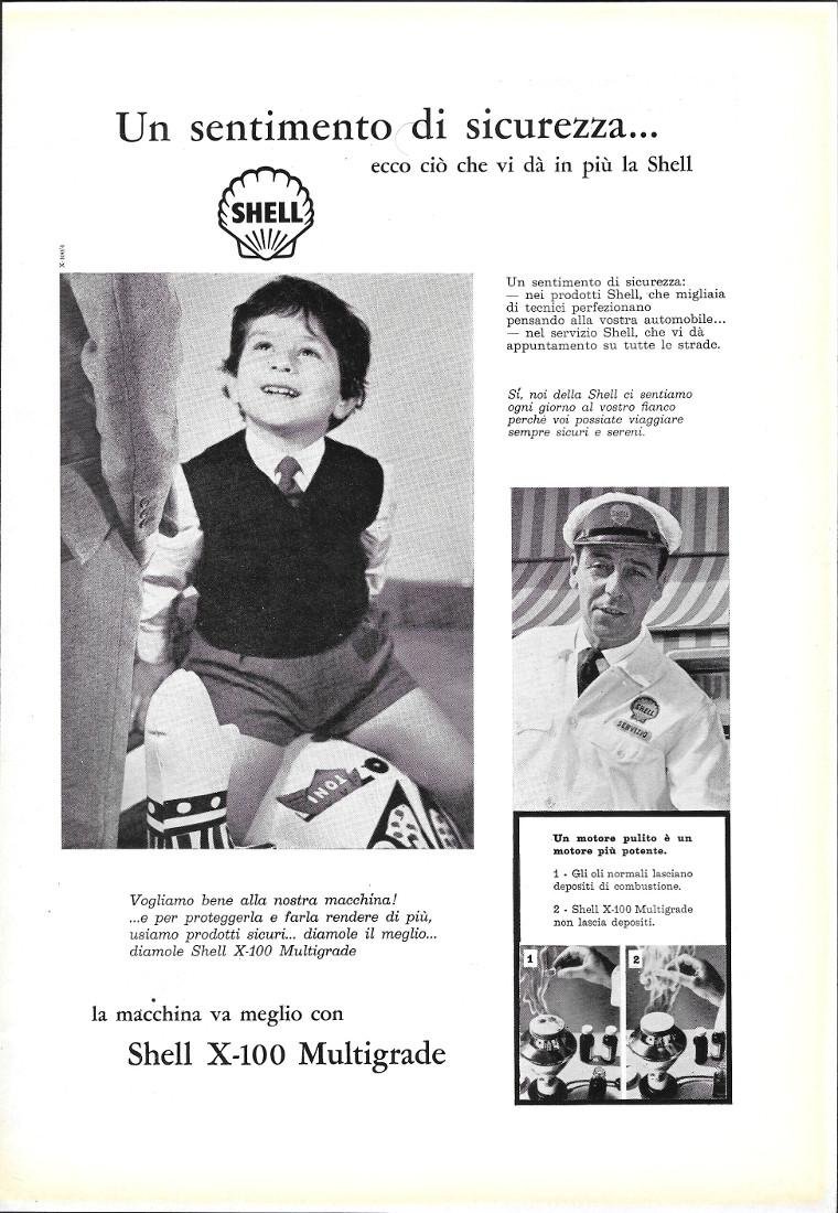 Shell X-100 Multigrade. Advertising 1961 | Immagine principale