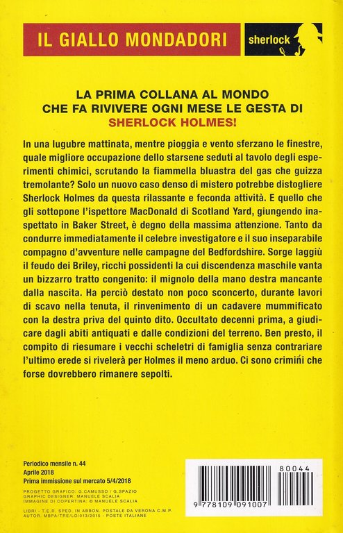 Sherlock Holmes - I delitti di Briley House. Giallo Mondadori … | Immagine Gallery 2