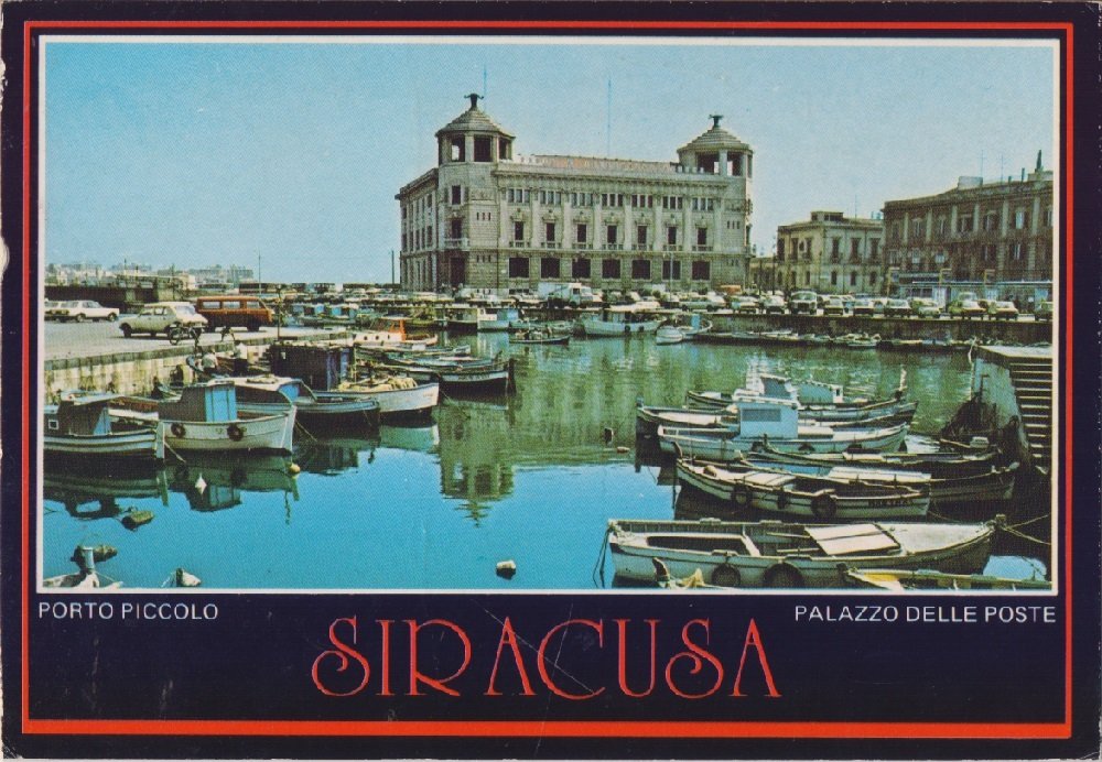Siracusa. Porto Piccolo, Palazzo delle Poste. Viaggiata 1986 | Immagine principale