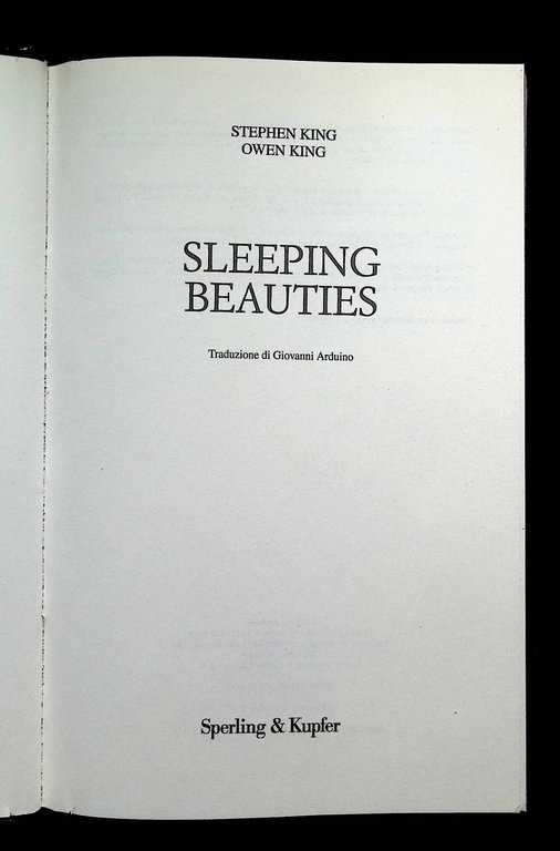 Sleeping beauties. 1^ Edizione