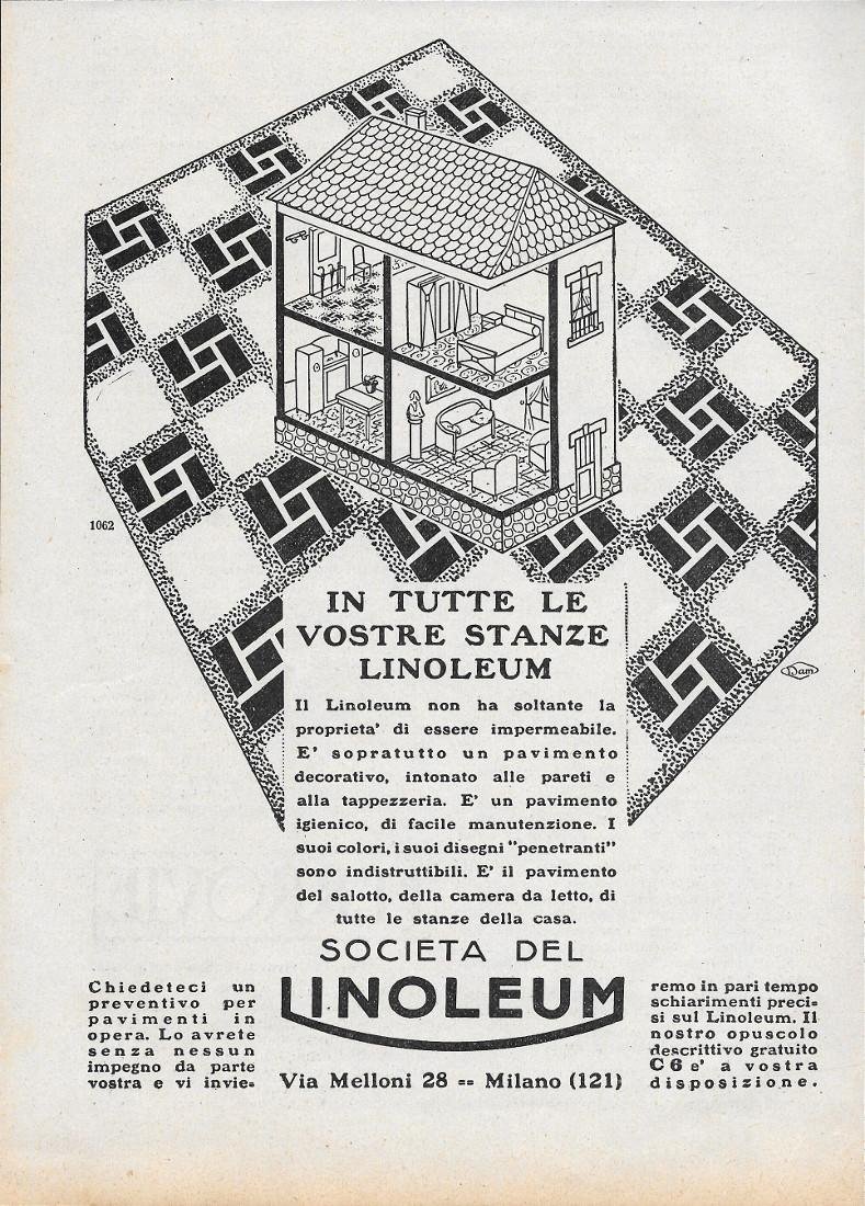 Società del Linoleum. Advertising 1928 | Immagine principale