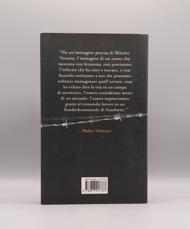 Sonderkommando Auschwitz Libro Shlomo Venezia Camere Gas Lager Rizzoli Rilegato