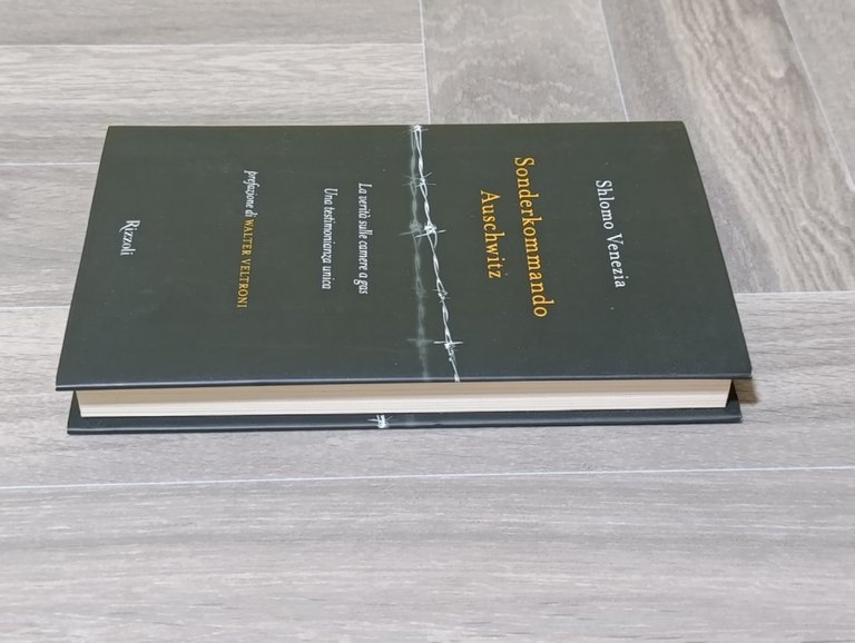 Sonderkommando Auschwitz Libro Shlomo Venezia Camere Gas Lager Rizzoli Rilegato