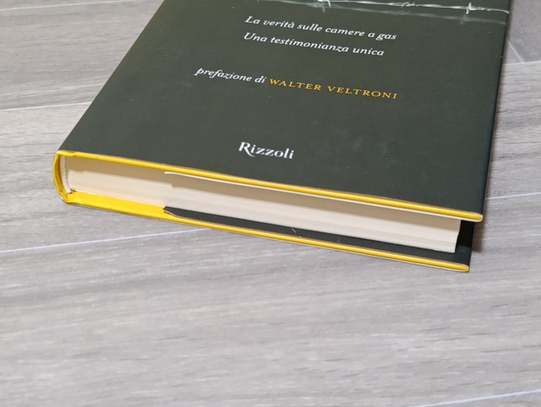 Sonderkommando Auschwitz Libro Shlomo Venezia Camere Gas Lager Rizzoli Rilegato