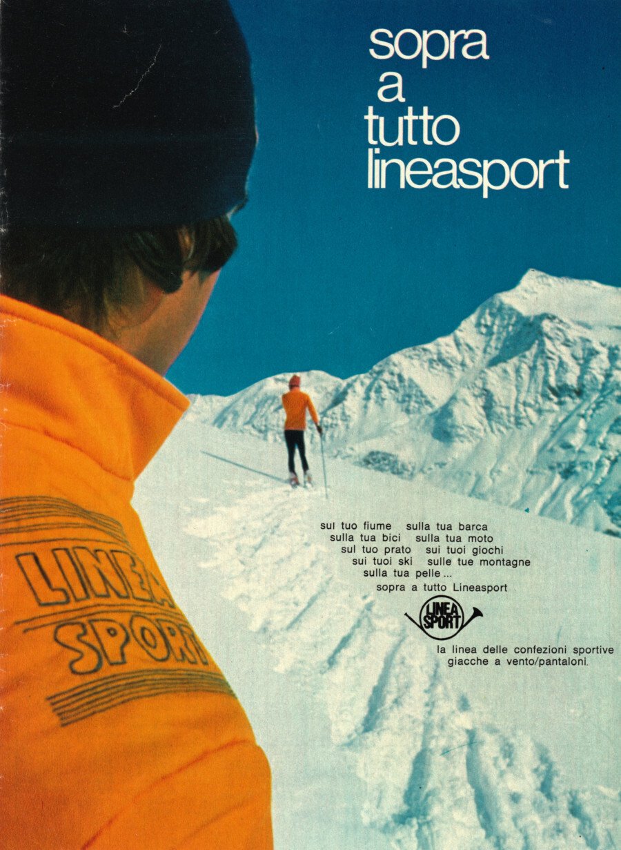 Sopra a tutto Lineasport / Pirovano volare sulle Alpi. Advertising … | Immagine principale