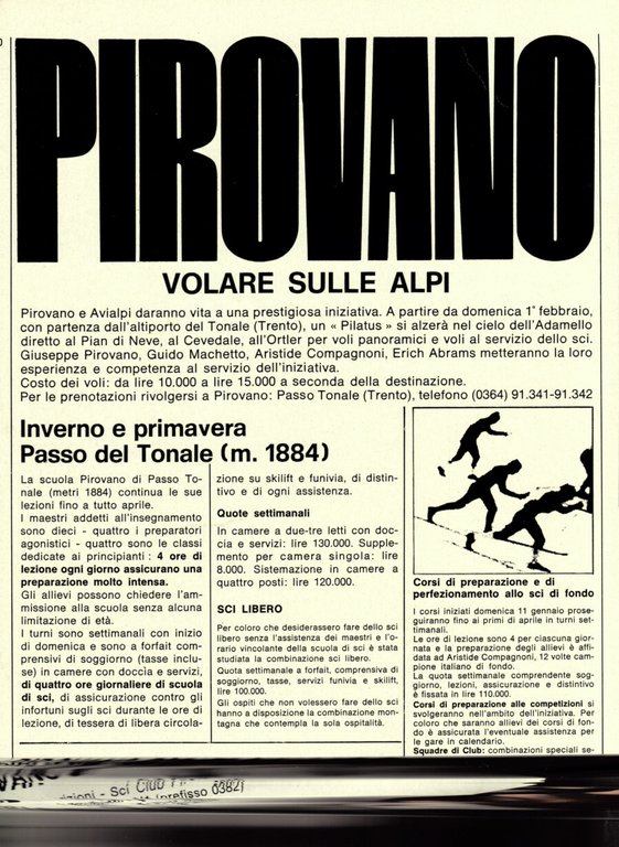 Sopra a tutto Lineasport / Pirovano volare sulle Alpi. Advertising … | Immagine Gallery 2