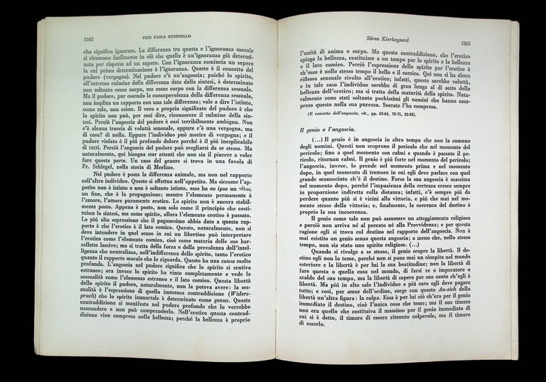 Soren Kierkegaard - Pierpaolo Ottonello Libro Marzorati 1972 Filosofia Hegelismo | Immagine Gallery 5