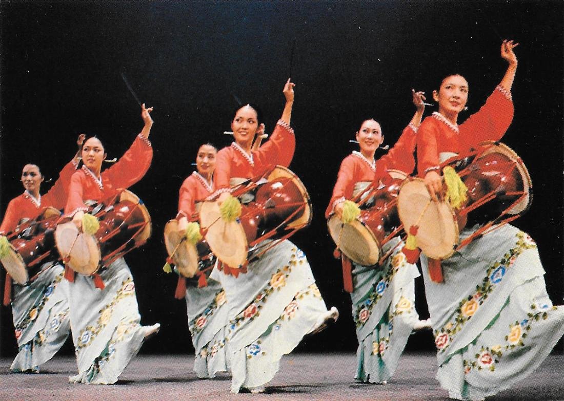 South Korea. Double-Headed Drum Dance. Chango-Ch'um. Non viaggiata | Immagine principale