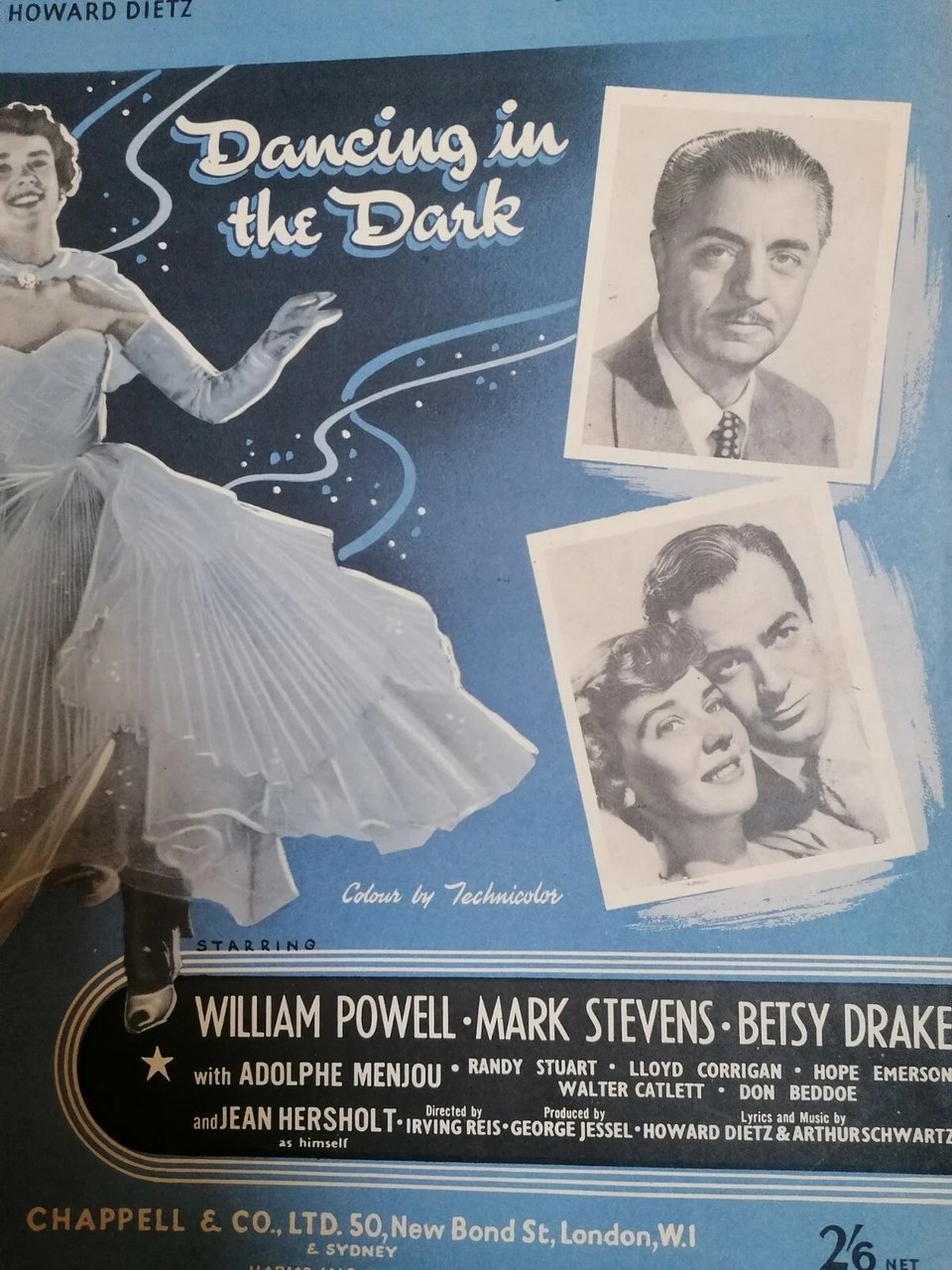 Spartito d'epoca DANCING IN THE DARK (Dietz/Schwartz), Ed. Chappell