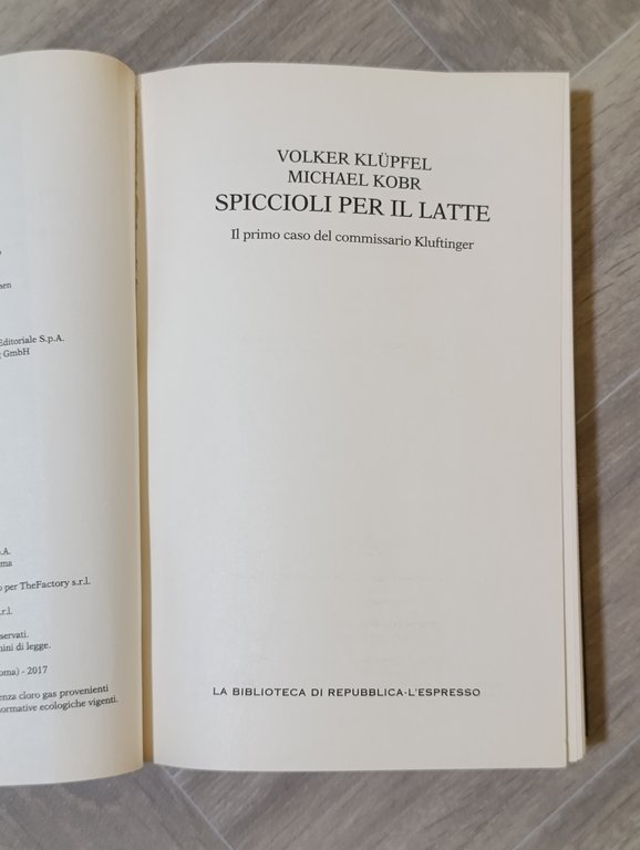 Spiccioli per il latte. Noirissimo Repubblica l'Espresso