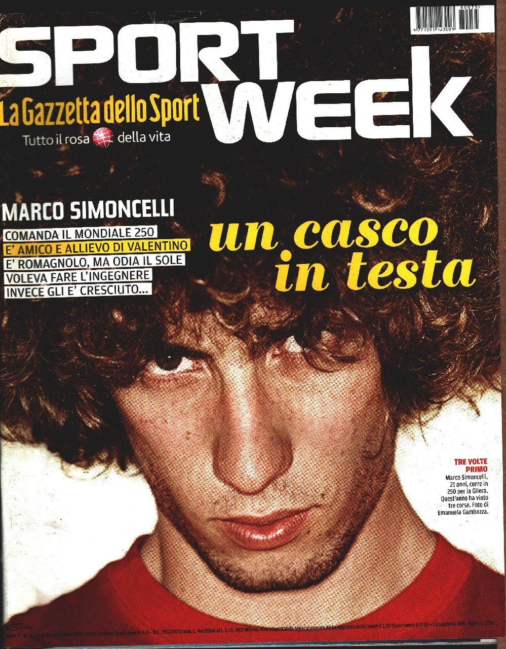 Sport Week. 2008. n. 35 (419) | Immagine principale