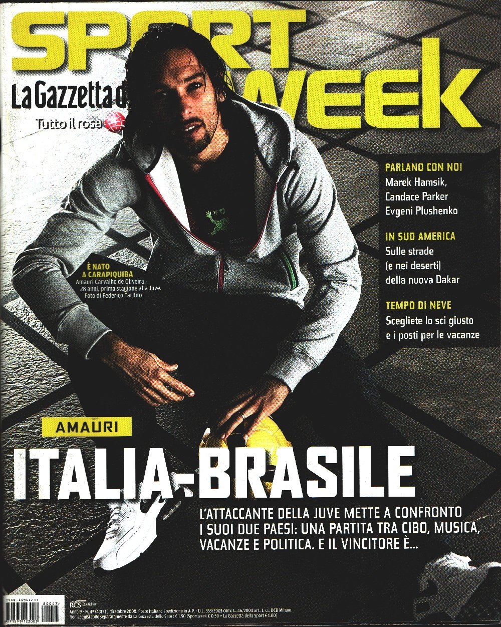 Sport Week. 2008. n. 47 (431) | Immagine principale