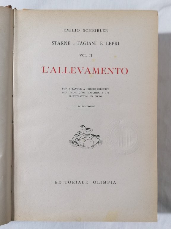 Starne, Fagiani e Lepri - Volume 2 l'allevamento Olimpia | Immagine Gallery 5