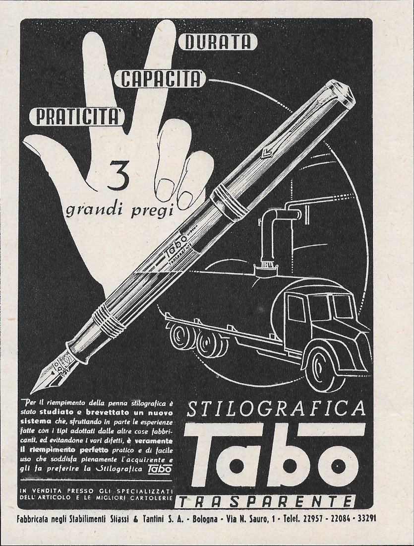 Stilografica Tabo - Advertising 1940 | Immagine principale