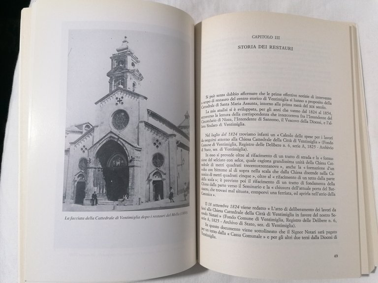Storia del Restauro Architettonico dei Monumeti di Ventimiglia Alta Libro …