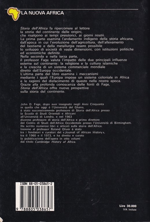 Storia dell'Africa. Sulle tracce di una leggenda