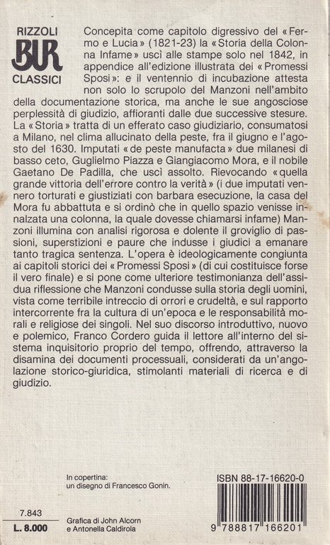 Storia della colonna infame | Immagine Gallery 2