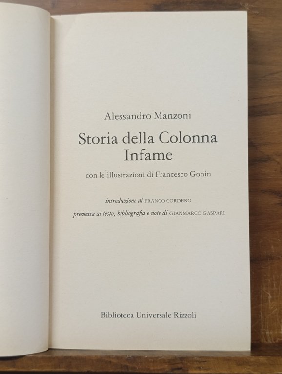 Storia della colonna infame | Immagine Gallery 7