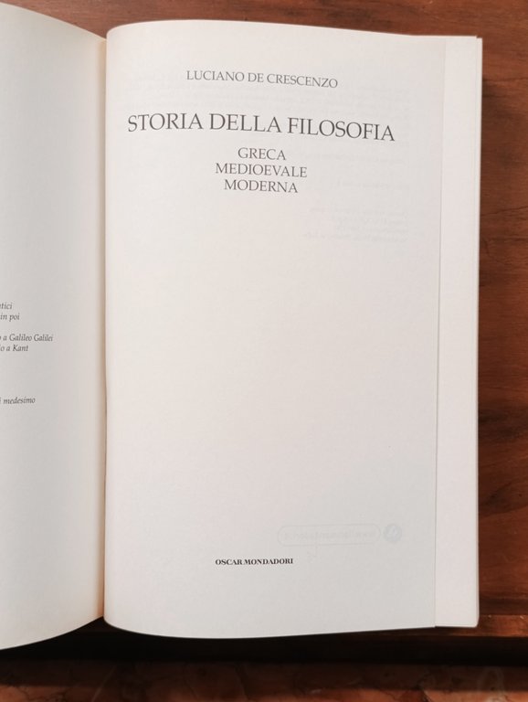 Storia della filosofia greca, medioevale, moderna | Immagine Gallery 7