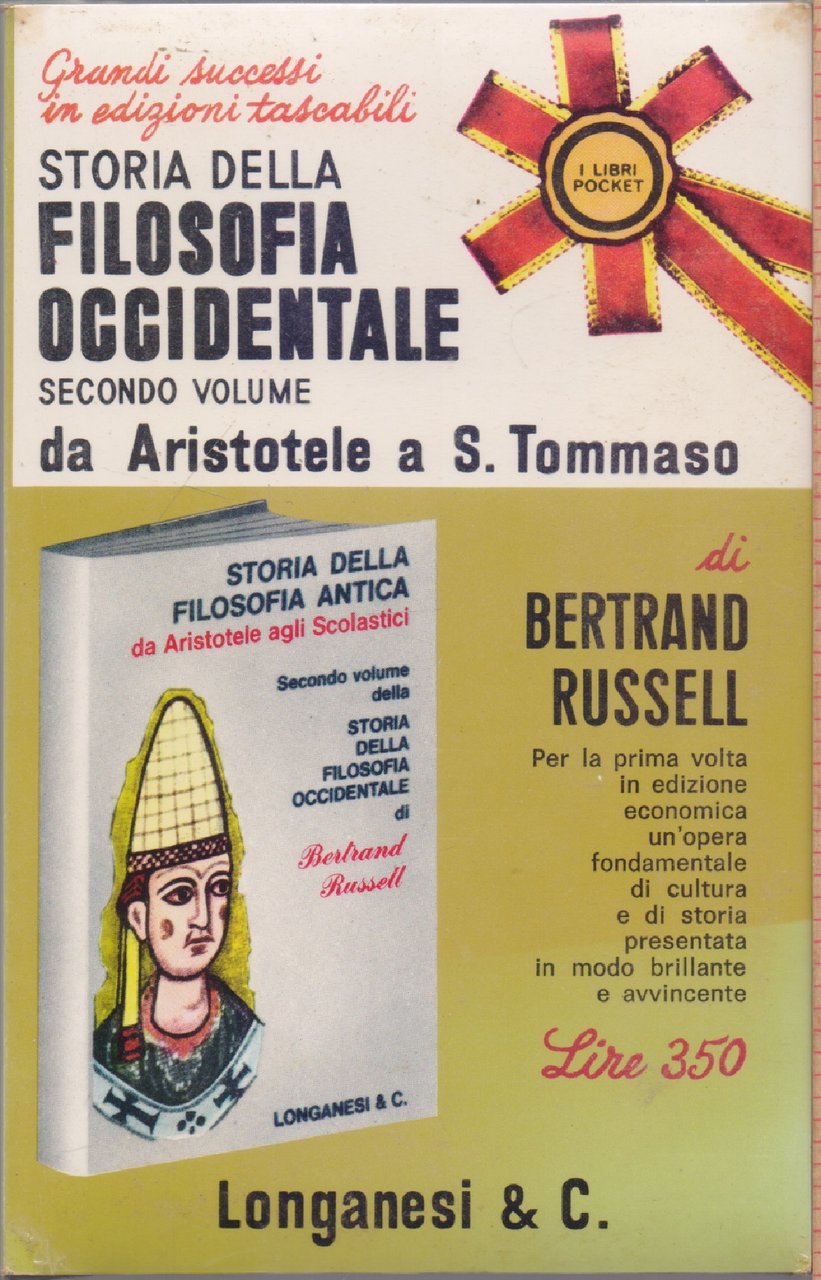 Storia della filosofia occidentale Secondo Volume Da Aristotele a S. … | Immagine principale