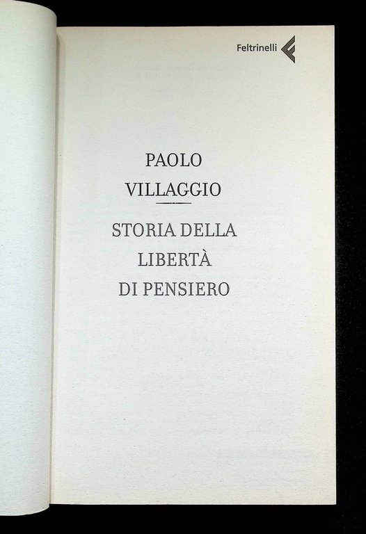 Storia della libertà di pensiero