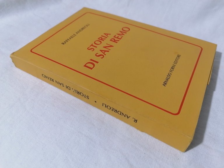 Storia Di Sanremo Libro Raffaele Andreoli Arnaldo Forni Ristampa 1984
