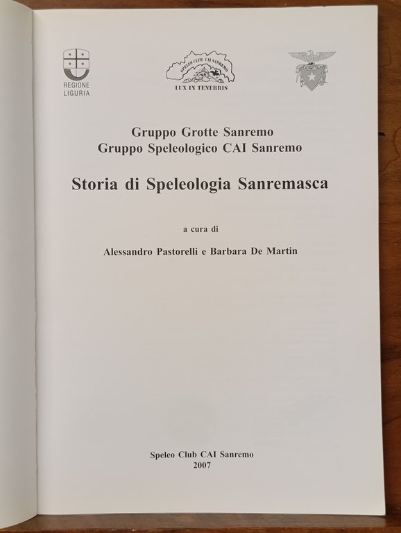 Storia di Speleologia Sanremasca | Immagine Gallery 4