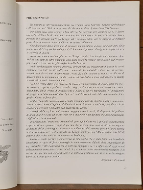 Storia di Speleologia Sanremasca | Immagine Gallery 5