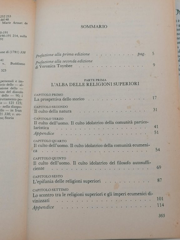 Storia e Religione Alle Radici Della Civiltà Arnold Toynbee 1^ …