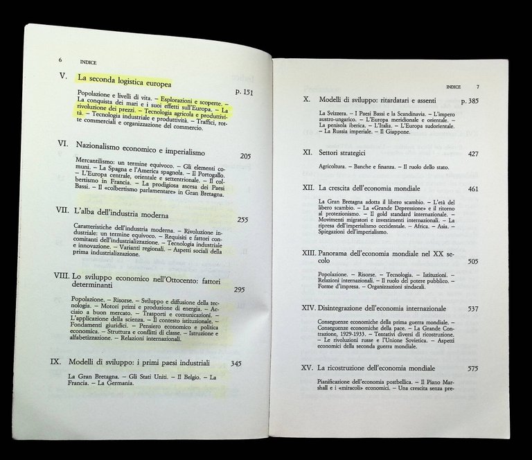 Storia Economica del Mondo Libro Rondo Cameron 1998 il Mulino …