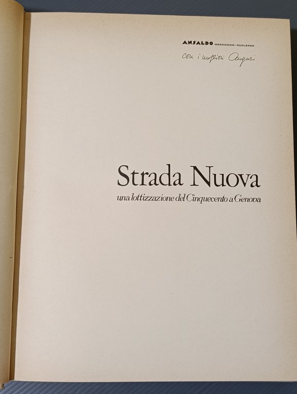Strada Nuova. Una Lottizzazione del Cinquecento a Genova