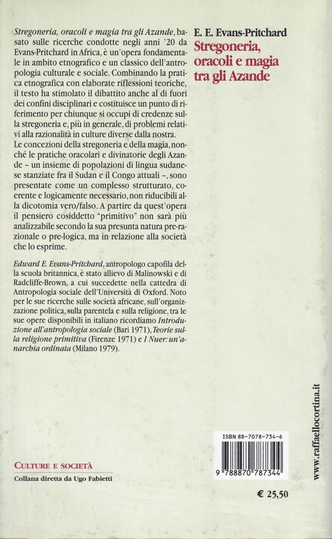 Stregoneria, oracoli e magia tra gli Azande