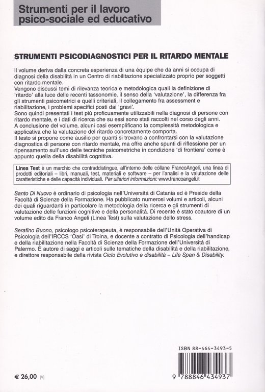 Strumenti psicodiagnostici per il ritardo mentale