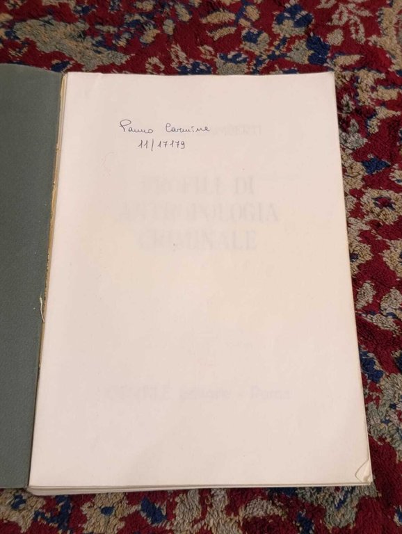 Studi di Antropologia Criminale | Immagine Gallery 7
