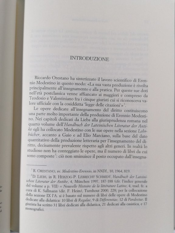 Studi su Erennio Modestino Libro metodologie per insegnamento del diritto …