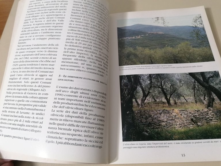 Studio Sulla Ristrutturazione Dell'Olivicoltura Ligure