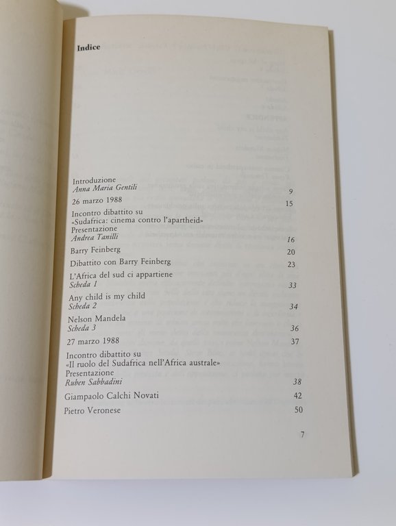 Sudafrica: cinema contro l'apartheid