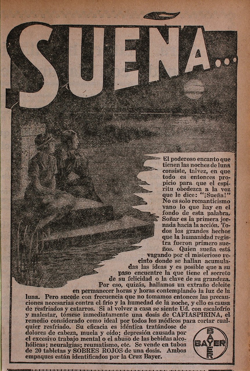 Suena. Cafiaspirina - Advertising 1922 | Immagine principale