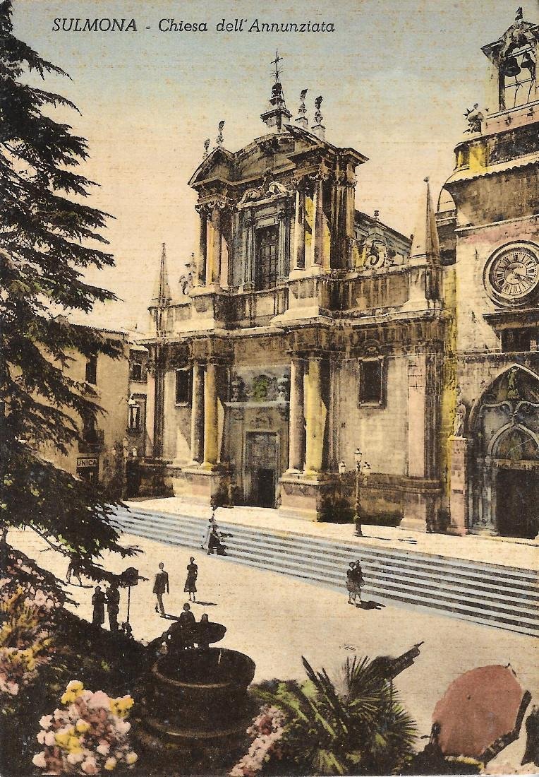 Sulmona. Chiesa dell'Annunziata. ed Alterocca. Non viaggiata | Immagine principale