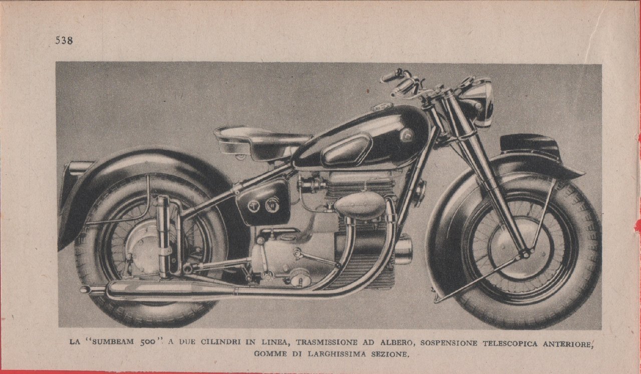Sumbeam 500 a due cilindri. Immagine 1948 | Immagine principale
