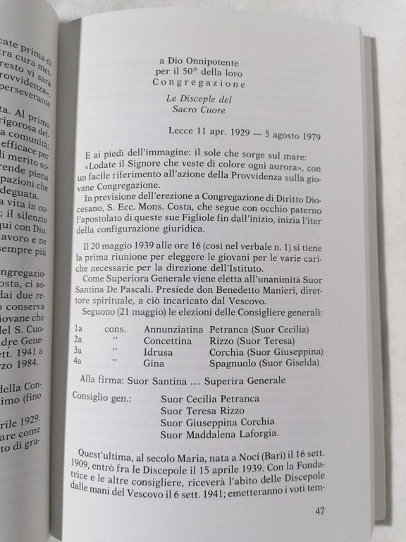 Suor Santina Addolorata De Pascali - Spadafora Francesco Libro Sacro …