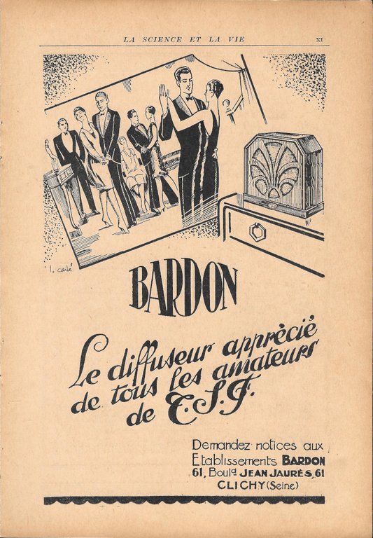 Super Syntodyne Merlaud &amp; Poitrat / DIffuseur Bardon - Advertising … | Immagine Gallery 2