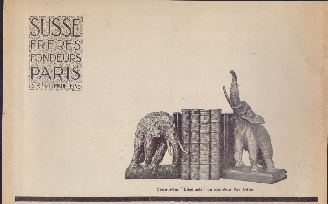 Susse Freres, fondeurs Paris. Advertising 1926 | Immagine principale