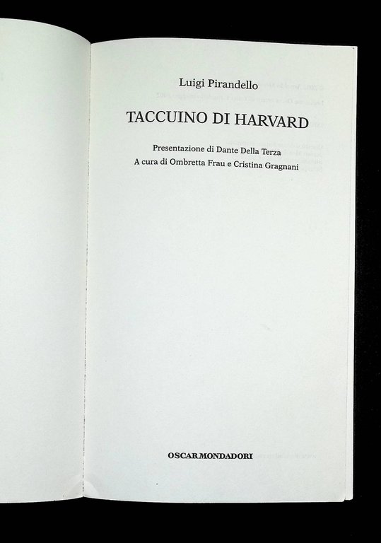 Taccuino di Harvard