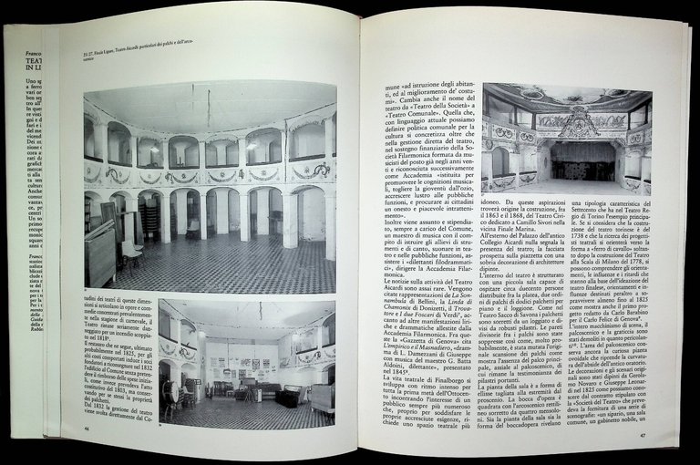 Teatri Storici In Liguria - Libro Franco Ragazzi - Sagep …