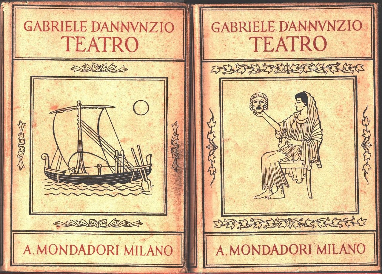 Teatro - Gabrile D'Annunzio. 2 volumi, prima edizione | Immagine principale