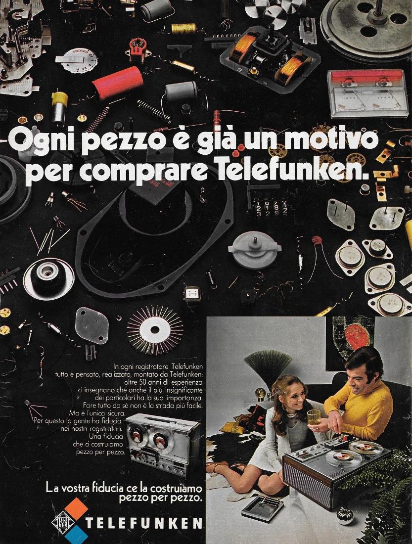 Telefunken. Advertising 1970 | Immagine principale
